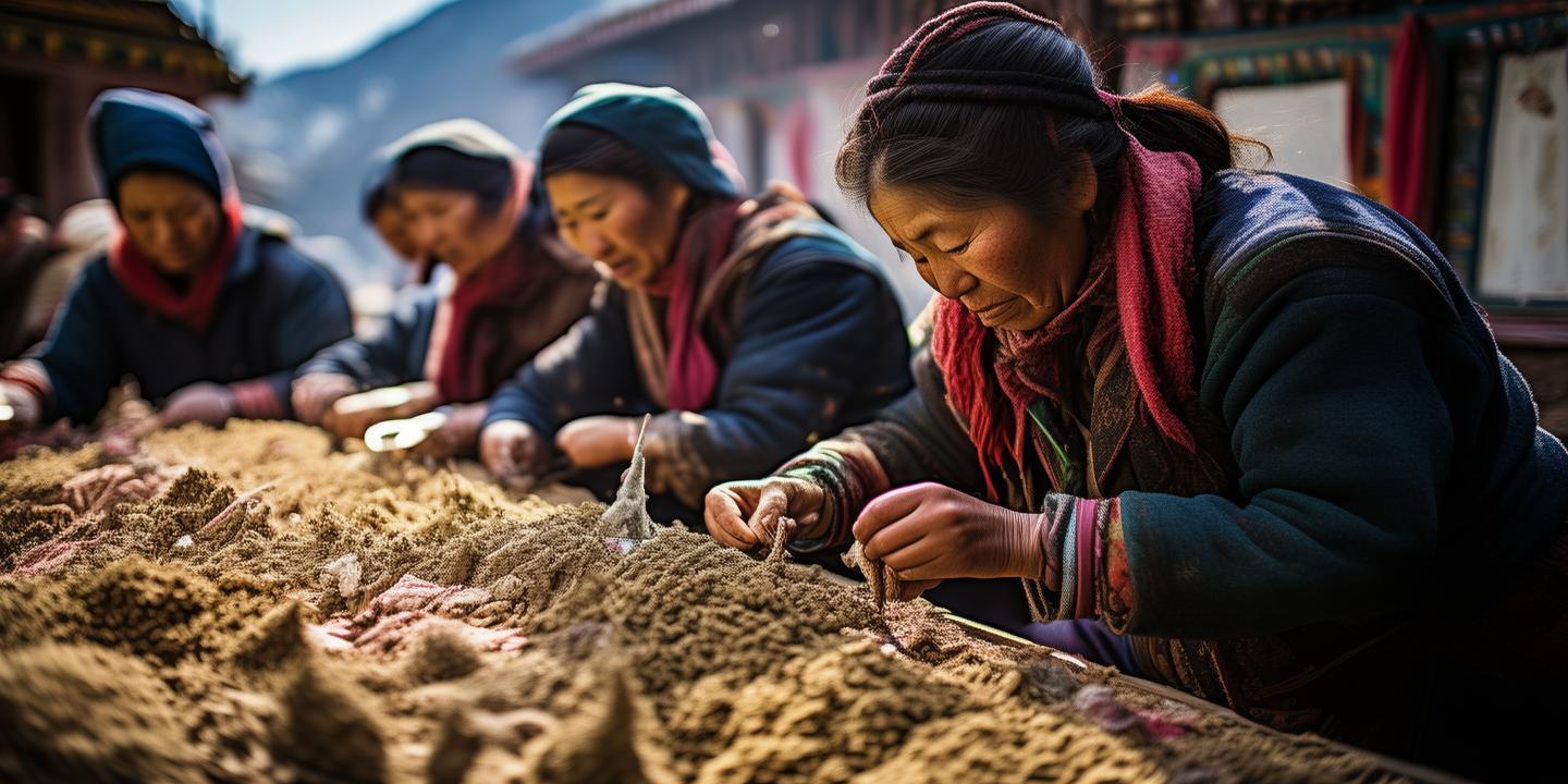 日喀则市萨迦县藏香非遗工坊:助力留守妇女就业增收,传承非遗文化